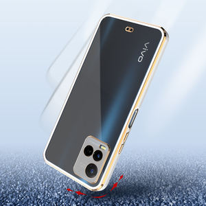 เคสโทรศัพท์กันกระแทกแบบใสเคลือบโครเมียม TPU สำหรับ Vivo V20 SE <span class=keywords><strong>V23</strong></span> S1 Pro V21 <span class=keywords><strong>E</strong></span> 4G Y20 Y50 Y31 V17 Y19 - Product Image 4