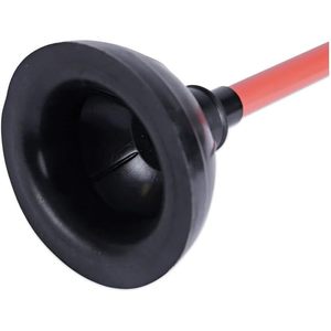 Boardwalk 528188 Déboucheur de toilettes avec poignée en plastique rouge/noir de 18 pouces, diamètre de 5,63 pouces. 6/carton - Product Image 6
