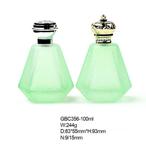 <span class=keywords><strong>2025</strong></span> thiết kế mới sang trọng thủy tinh kim cương hình dạng chai nước hoa mờ pha lê nứt kết cấu 30ml/50ml/100ml chai nước hoa - Product Image 5