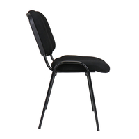 Chaise empilable souple sans bras Chaise de réunion de conférence du personnel de nouvelles Chaise de stade d'église à cadre en fer