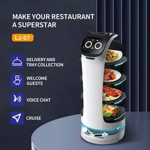 AI Room Service Humanoid Hotel Concierge Robot Unmanoid Robot Artificial Intelligence