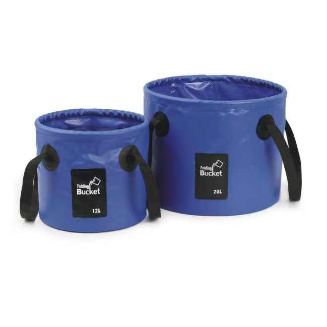 12L 20L PVC Collapsible Bucket,Customized Logo Camping Fishing Folding ...