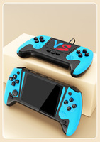 Console de jeu portable rétro de Noël Q21 avec 500 jeux intégrés, manette sans fil rechargeable