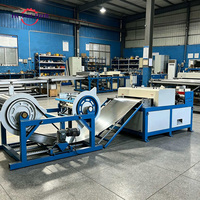 Línea de Producción Automática de Ductos HVAC de 15 m/min, Línea de Formación de Ductos de Metal de 3 Láminas, HVAC Automotriz de Tres Ductos y 3 Líneas