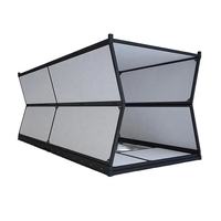 Nouvelle maison conteneur pliable, installation rapide en 15 minutes, bureau de chantier préfabriqué, bâtiment modulaire en acier pour dortoir de travailleurs