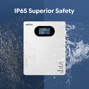 แบตเตอรี่ LCD ระดับ IP65แบบติดผนัง25.6โวลต์2.5kWh/5kWh ความจุ100Ah/200Ah/205Ah/300Ah ระบบเก็บพลังงานแสงอาทิตย์สำหรับบ้าน LW25100A เกรด A - Product Image 6