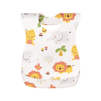 Bavoirs jetables pour bébés, serviettes de salive sans lavage, portables, imperméables, en tissu non tissé, fabriqués en Chine