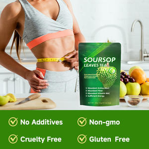 Чайные пакетики с органическими листьями гравиолы, без кофеина, не содержащие ГМО, богатые витаминами для взрослых - Product Image 4