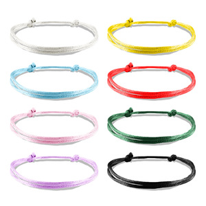 LC20251243 Wholesale Women Men Handmade Lucky Friendship Macrame Rope <strong>String</strong> Woven Braided Thread Cord <strong>Bracelet</strong> - Product Image 1