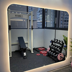 <span class=keywords><strong>Grand</strong></span> <span class=keywords><strong>miroir</strong></span> LED de salle de sport avec miroirs lumineux pour salle de danse et <span class=keywords><strong>miroir</strong></span> couvrant toute la murale, Espejos Inteligentes - Product Image 3