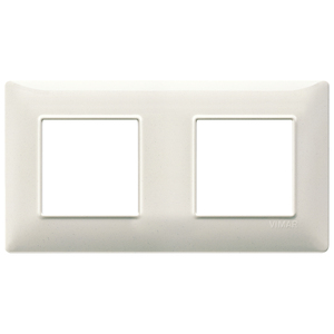 Vimar 4M (2+2) Plate Int71 White Granite 20x8x0.9 Cm <b>Plugs</b> & <b>Sockets</b> - Product Image 1