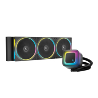 Enfriador de Agua para CPU LE360-PRO con Ventiladores PWM Silenciosos y Placa Fría de Cobre para Overclocking Estable, Renderización y Trabajo Creativo