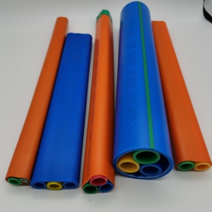 HDPE Microduct Bundle/Conduit 3 voies 5/3.5mm <span class=keywords><strong>DB</strong></span> Câble à fibre optique soufflant de l'air Conduit en silicone à faible friction Longue distance de soufflage - Product Image 3