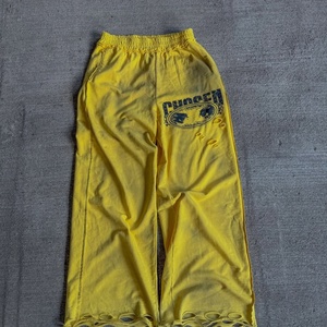 Pantalon de survêtement vintage personnalisé pour homme, délavé à l'acide, délavé par le soleil, déchiré, ample, droit, jogging, hip hop, taille élastique, numérique - Product Image 3