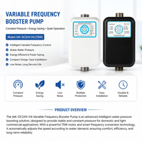 Pompa Air Booster DC24v Tiga Kecepatan Otomatis Manual Tekanan Shower Cerdas Magnet Permanen Frekuensi Variabel Senyap