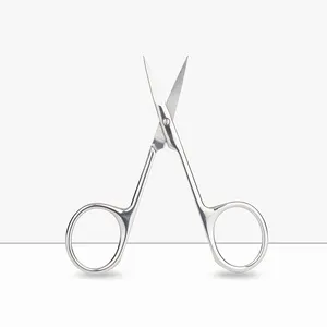 Wholesale Manicure Scissor Precise Curved Tip Cuticle Scissor Sharp Beauty Product Professional Stainless Steel Nail Scissor