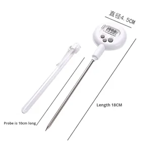 Nhiệt kế đầu dò nhà bếp chống nước kỹ thuật số đặc biệt với phạm vi-10-200 để lên men bột làm bằng nhựa - Product Image 6
