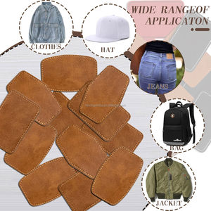 Großhandel Laser-gravierte PU-Leder-Patches – Aufbügel-Patches für Uniformen - Product Image 5