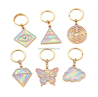 Porte-clés en métal personnalisés, émail dur, logo personnalisé, vente en gros, OEM, souvenirs, porte-clés promotionnels