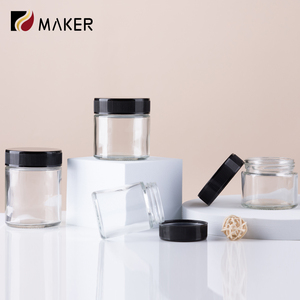 Usine 300ML 70ML stockage des aliments bouchon en plastique bocaux en verre résistant aux enfants jeeter miel grain de café thé confiture bouteille avec la meilleure qualité - Product Image 3