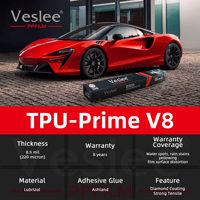Film de protection de peinture PPF haute élasticité Prime V8 8,5 mil TPU, sans rupture, auto-réparateur, sans déformation