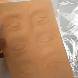 Venta caliente 3D ceja delineador de ojos tatuaje silicona práctica piel látex maquillaje permanente piel Microblading Kit de práctica - Product Image 6