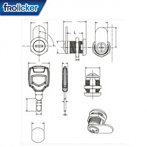 Serrure à came FRO T03 Série 40MM FR-T03-40 - Product Image 1