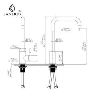 น้ำ304สแตนเลสสตีล <span class=keywords><strong>Gooseneck</strong></span> อ่างล้างจานก๊อกน้ำ - Product Image 4