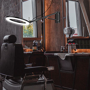 Inlightray 18 Inch <strong>Led</strong> Wall Mounted Ring Light for Barber Shop Studio Makeup Photography With Stand Phone Holder Remote - Product Image 5