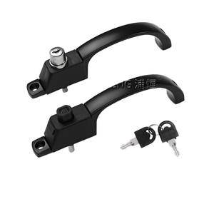 Cerradura de Manija para Ventana Corredera de Aleación de Aluminio Antirrobo Puheng, Accesorio para Manija de Ventana con Malla de Diamante - Product Image 2