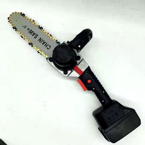 8in Rechargeable Lithium <b>Power</b> Cordless Chainsaw Mini Chain <b>Saw</b> Portable One-handed <b>Saw</b> for Fruit Tree Pruning - Product Image 3