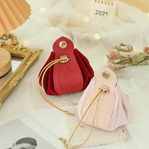 علبة حلوى الزفاف مطبوع عليها الشعار، حقيبة هدايا للحفلات، هدية ترويجية للعيد الإسلامي، هدايا زفاف جلدية للضيوف وتذكارات - Product Image 6