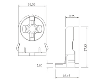 Đèn huỳnh quang chủ và Starter ổ cắm cần thiết cho đèn căn cứ - Product Image 2