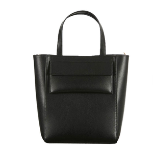 ผู้ผลิตกระเป๋าถือขายส่งแบบกำหนดเอง กระเป๋าถือหนัง PU สีดำ พร้อมกระเป๋าใส่โน้ตบุ๊คแบบคลาสสิกสำหรับสำนักงาน กระเป๋าถือสำหรับผู้หญิง - Product Image 2