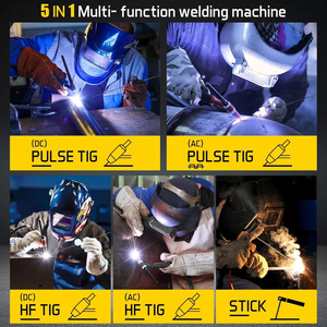 Máquina de Soldadura y Pulsación de Aluminio Multifuncional 200P con Función Semiautomática 2T/4T, Construcción de Aluminio de Larga Duración - Product Image 1