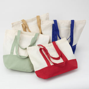 Bolsas de Tela de Algodón Ecológicas Personalizadas con Logotipo, Bolsas de Compras de Calicó con Bolsillo - Product Image 3