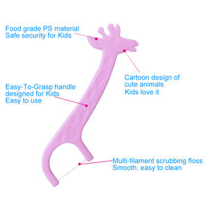 Cure-dents en plastique non ciré sans arôme pour enfants, cure-dents <span class=keywords><strong>abrasif</strong></span> pour soins bucco-dentaires - Product Image 3