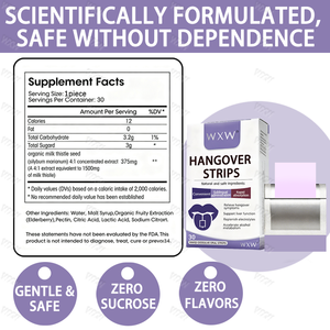 믿을 수 있고 좋은 사용자 정의 안티 음료 행거 스트립 제거 숙취 비타민 알코올 불편 완화 숙취 스트립 비트 - Product Image 2