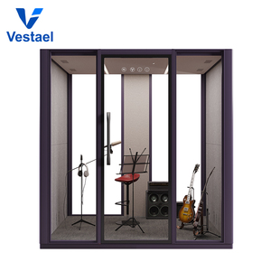 Cabina Insonorizada Móvil Vestael para Karaoke y Grabación, Ideal para Cantar, Entrenamiento Vocal, Ensayo de Instrumentos, Hogar, Escuela y Fiestas - Product Image 1