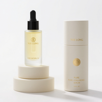 Qualité de luxe personnalisé feuille d'or en relief logo papier carton ensemble de tubes ronds boîte pour l'emballage de parfum bouteilles en verre bocaux