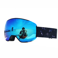 2024 Offre Spéciale lunettes de ski personnalisées basse quantité minimale de commande lentille magnétique prescription lunettes de snowboard magnétiques lunettes de neige de ski