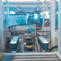 Línea de Ensamblaje Automática de Alta Velocidad LWT para Empaque de Cartones, Formadora de Cajas, Plegadora, Selladora, Etiquetadora Envolvente, 480 CPH, Acero Inoxidable, Papel y Lámina