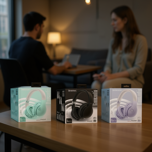 Auriculares Bluetooth con Cancelación de Ruido, Inalámbricos, Sobre la Oreja, para Música y Llamadas - Product Image 2