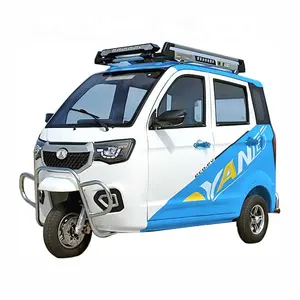 New Bajaj Three Wheel Electric Tricycle 3 Wheeler Tuk Tuk Motorcycle with lithium battery