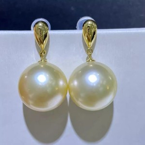 22566 Accessoires de perles DIY, clous d'oreille en argent S925 avec perles de 9-13 mm, support vide, double perle, bijoux en argent, crochet d'oreille - Product Image 2