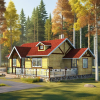 Kit de chalet en bois préfabriqué de vente chaude meilleures maisons en rondins de Chine à vendre pour l'utilisation de l'abri de voiture d'atelier de magasin de bureau de Villa