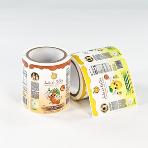 Factory-Direct Custom Label <b>Stickers</b> Eco-Friendly for Food Beverage & Sustainable Packaging - Product Image 4