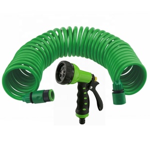 Spring Watering EVA Coil PVC <strong>Hose</strong> With Quick <strong>Connector</strong> <strong>Garden</strong> <strong>Hose</strong> - Product Image 1