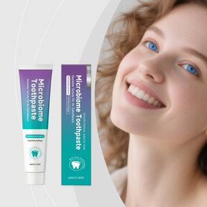 Dentifrice à la menthe naturelle - Sans fluor, pour dents sensibles, blanchissant et rafraîchissant l'haleine (Marque privée/Étiquette blanche) - Product Image 2