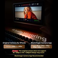   Layar Monitor Video Nirkabel 1080P untuk iPhone MagSafe 4850 Perekaman Berbagi Layar Real-Time (Mendukung 4K 30fps) Dingin